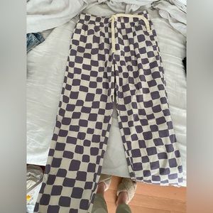 Urban outfitters purple checkered pants